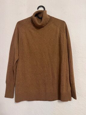 Women’s Brown Turtleneck Sweater